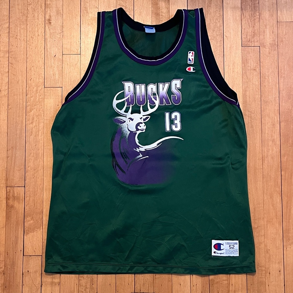 Champion Vintage Milwaukee Bucks Jersey NBA